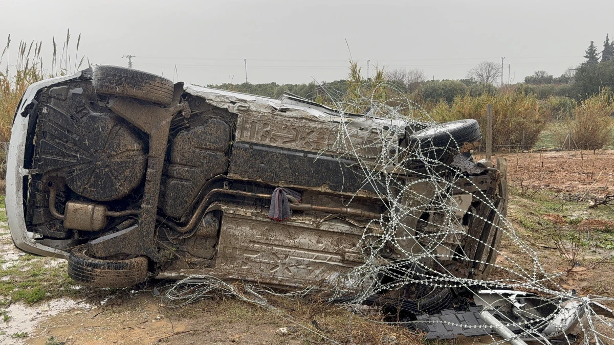 Tarsus&rsquo;ta yağış kazaya neden oldu
