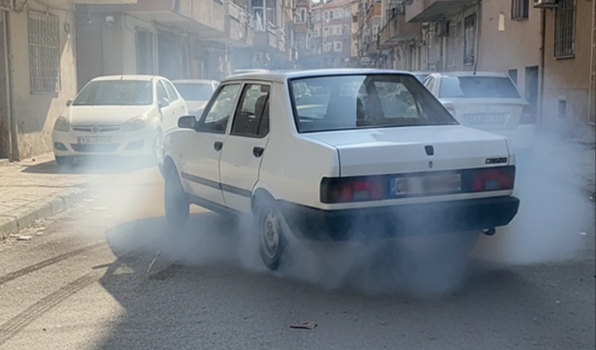 Tofaş ile drift atan s&uuml;r&uuml;c&uuml; 61 bin TL ceza yedi, aracı trafikten men edildi