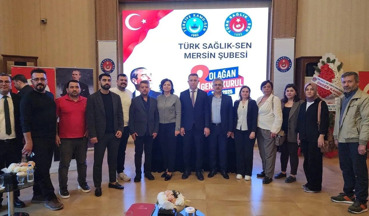 Türk Sağlık-Sen Mersin Şubesi'nde Halil Vural güven tazeledi